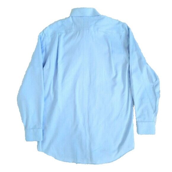 MEN'S BLACK BROWN 1826 FITTED NON IRON DRESS SHIRT SIZE 15 - Picture 5 of 5